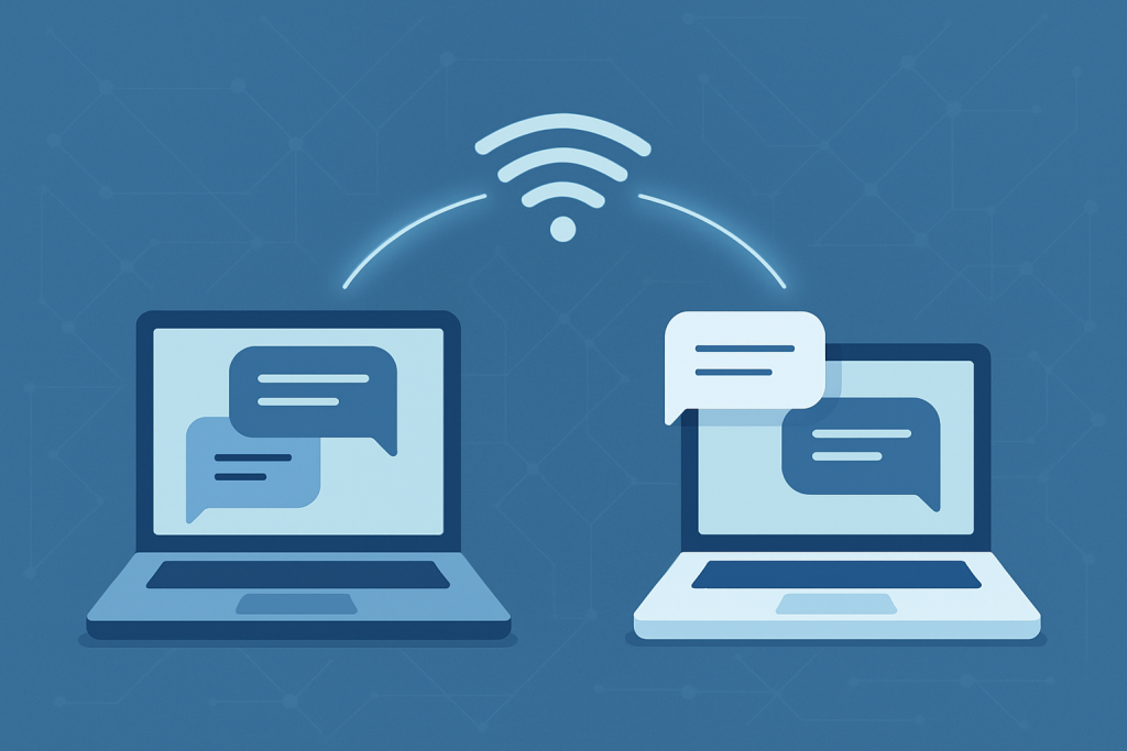 Chat Application on Same IP Address.